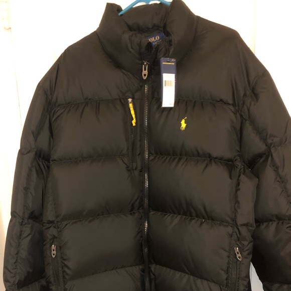 black polo winter jacket